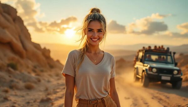 מופע שקיעה בהרי אילת טיול ג'יפים של פעם בחיים